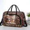 Leopard All over print Overnight bag/Weekend/Holdall Bag