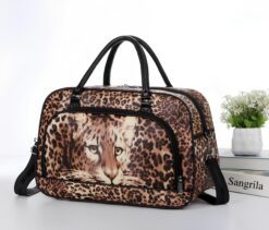 Leopard All over print Overnight bag/Weekend/Holdall Bag