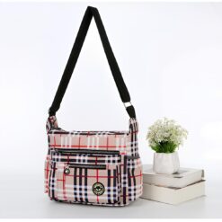 Blue berry All over Print Large Satchel Cross Body