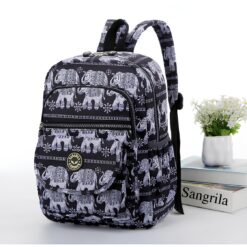 Elephants All Over Print Backpack