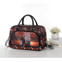Elephant Photo All over print Overnight bag/Weekend/Holdall Bag