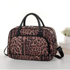 LX-29 Leopard All over print Overnight bag/Weekend/Holdall Bag