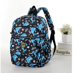 Adorable Dolphins All Over Print Backpack