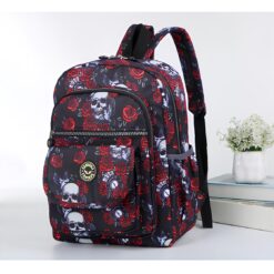 Skull & Roses All Over Print Backpack