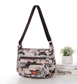 Butterfly Orchids All over Print Large Satchel Cross Body