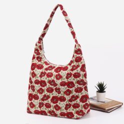 Poppies Hobo Style Bag