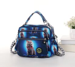 Like a Boss Cat Flies Cross Body Satchel Travel Bag