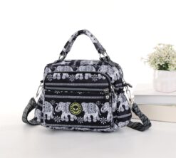 BW Elephants Cross Body Satchel Travel Bag