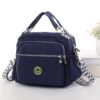 Plain Navy Cross Body Satchel Travel Bag