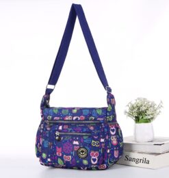 Owls Large Satchel Cross Body