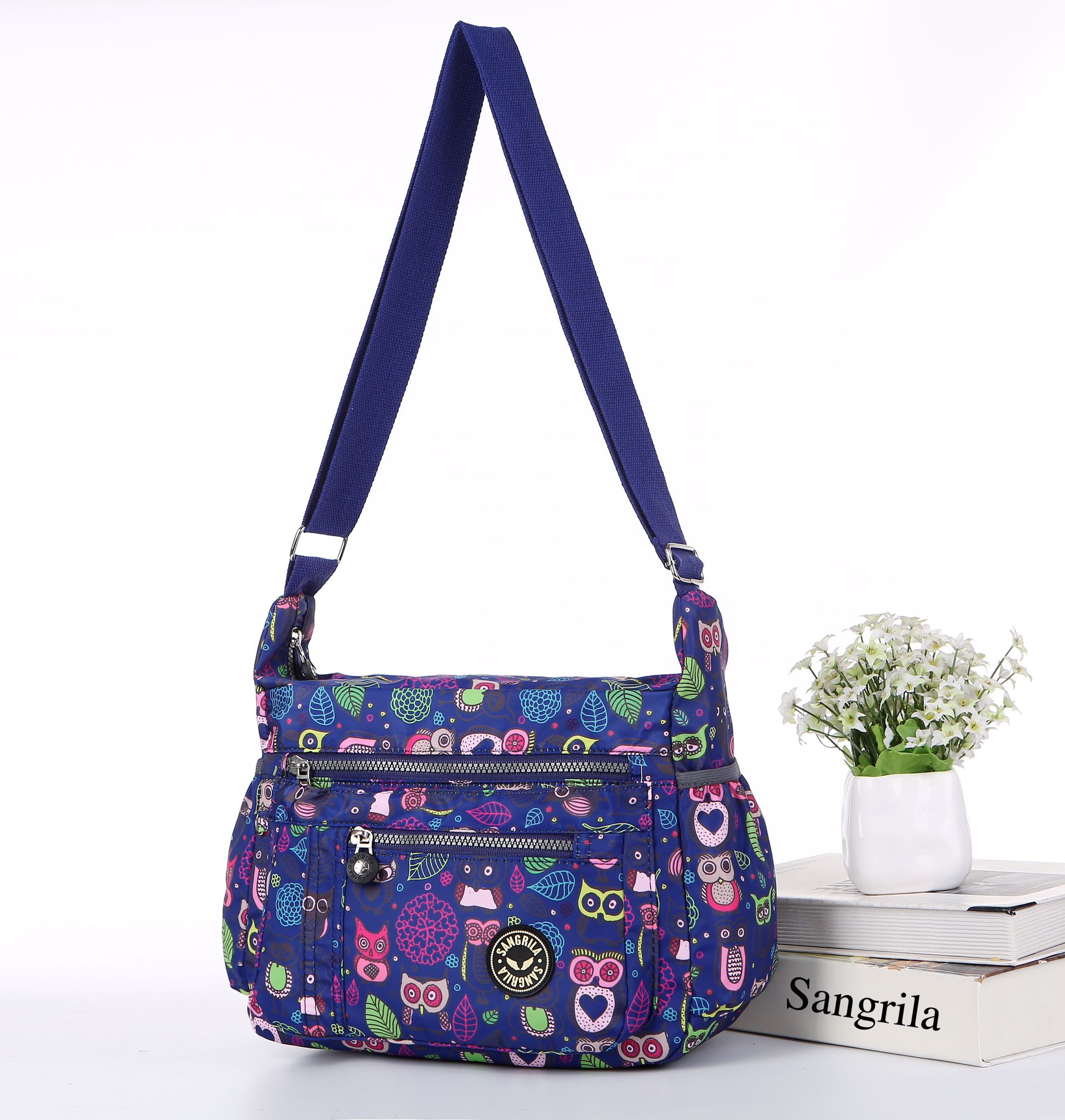 Owls Large Satchel Cross Body