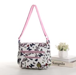 Butterfly 6 All over Print Large Satchel Cross Body