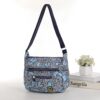 Butterfly blue- Leopard All over Print Large Satchel Cross Body