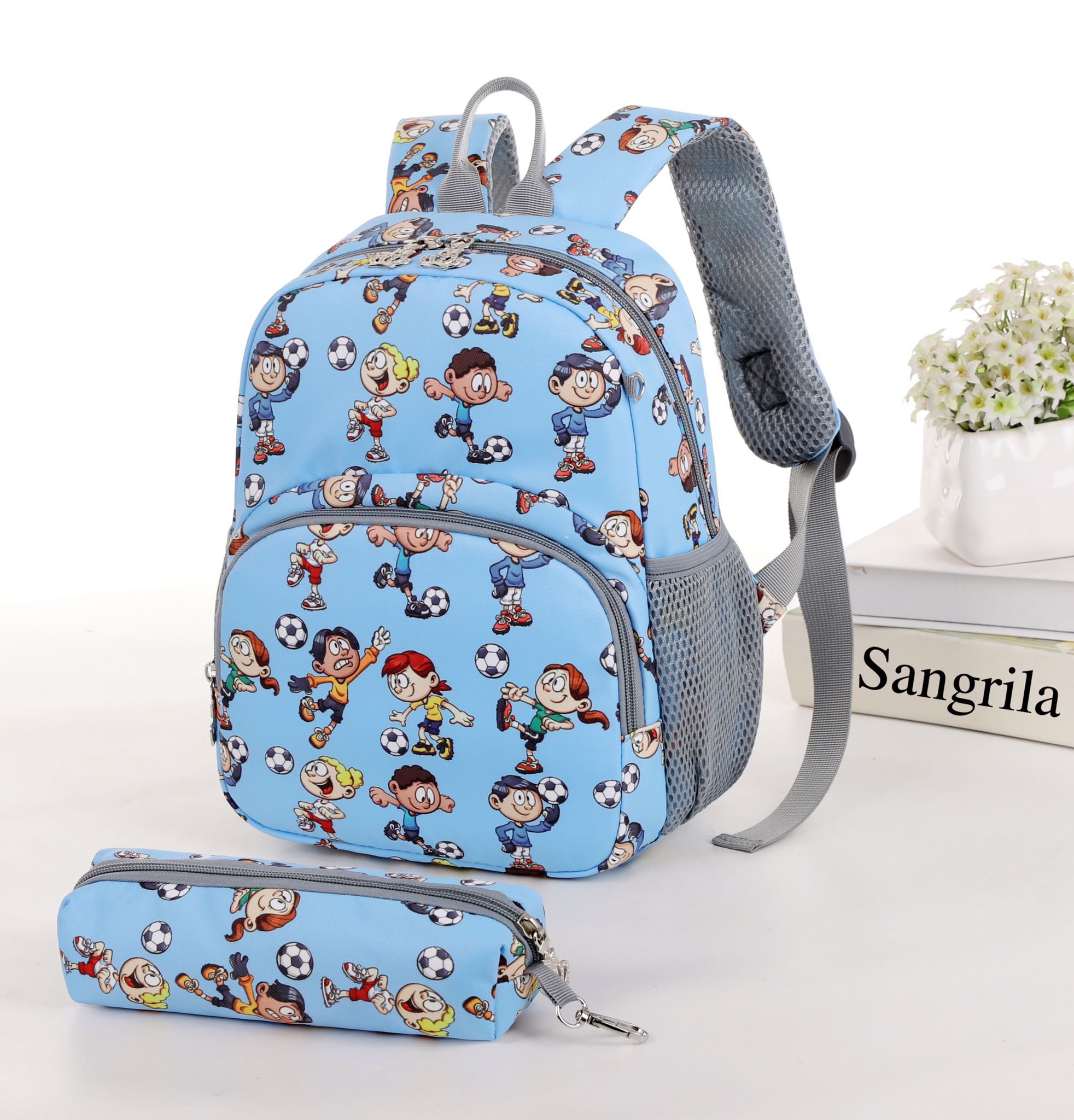 Comic Footballers Children's Backpack