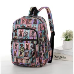 Collage Doggies All Over Print Backpack