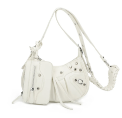 Alternative view of Studded Cross Body bag with Purse & Mirror